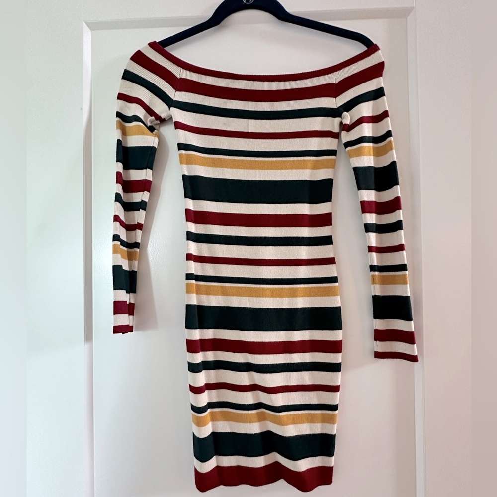 He doesn’t know why? Striped sweater dress Sz AU 6 US XS
